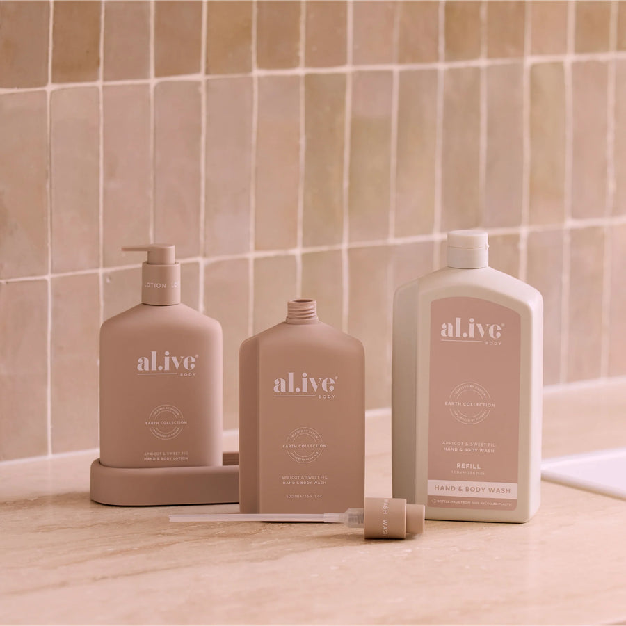AL.IVE II WASH REFILL- Apricot & Sweet Fig