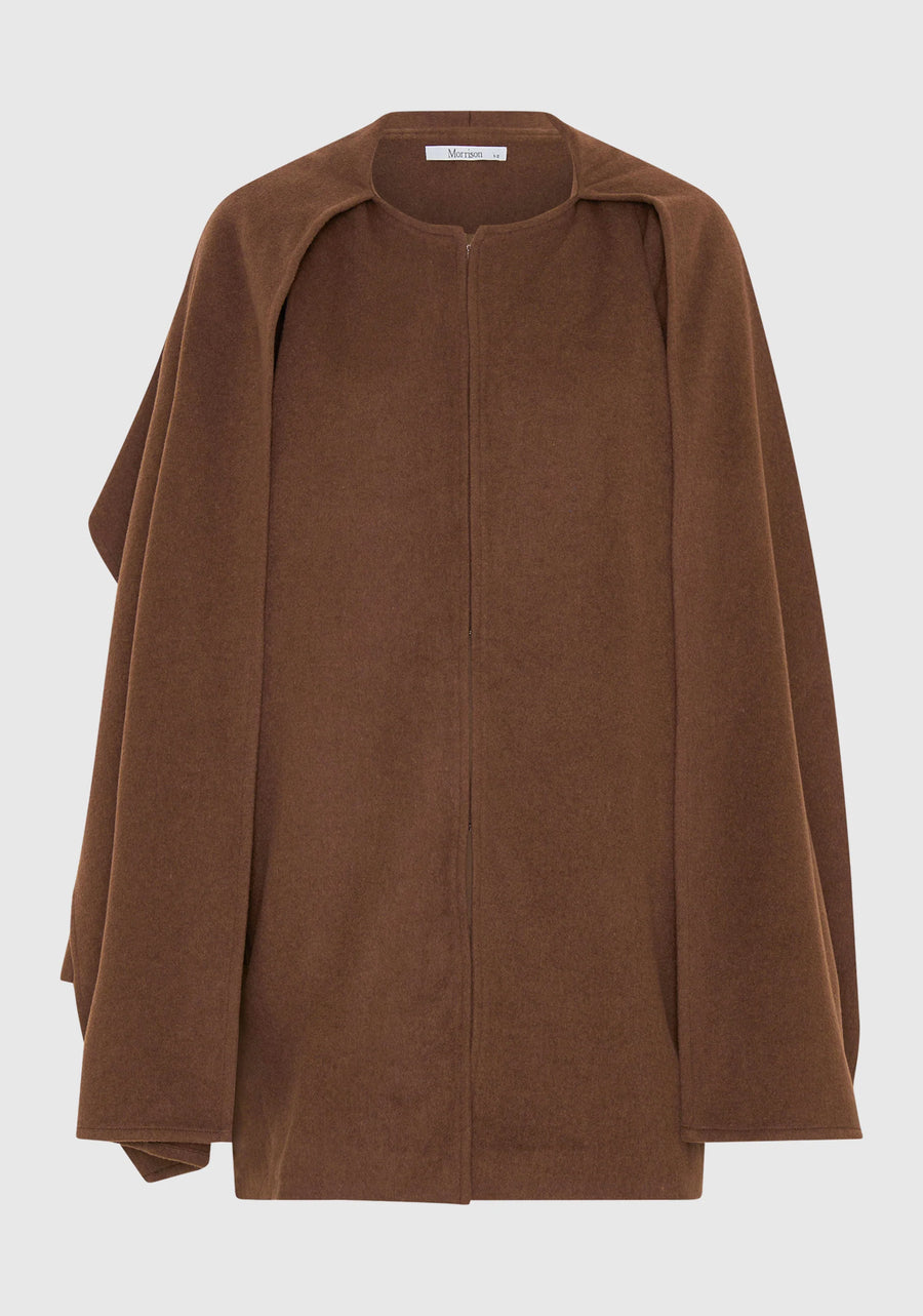 Morrison II ETTA Cape Coat - nutmeg
