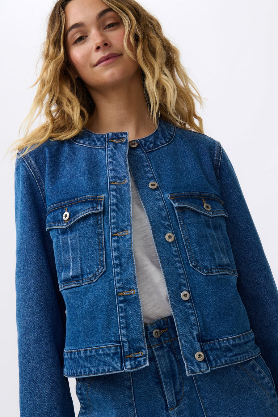 KIREINA II AUDREY Jacket - 90s Blue