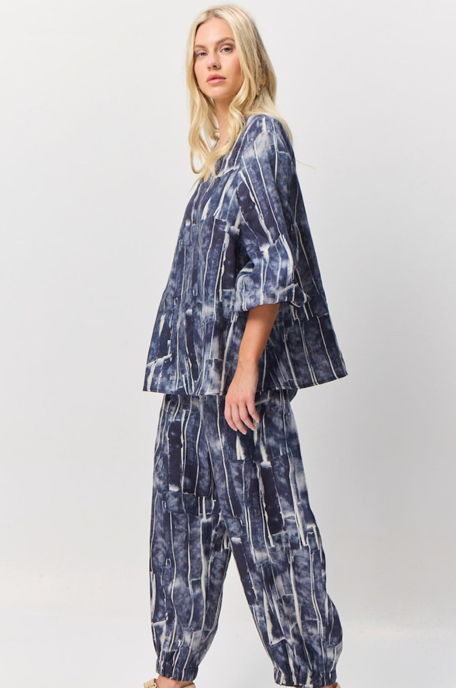 VALIA II REGATTA Pant - Ocean Print