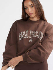 ENA Pelly II CLASSIC Collegiate Sweatshirt - Mocha