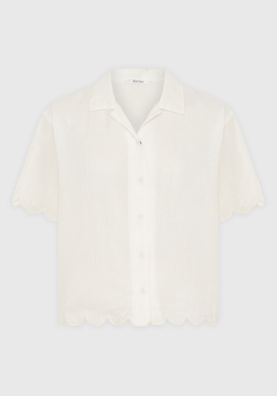 Morrison II CONSTANCE Short Sleeve Shirt - White
