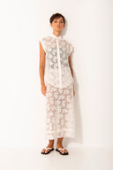 Levanzo Lace Shirt - White