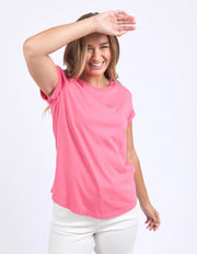 Foxwood II MANLY Tee - Hot pink