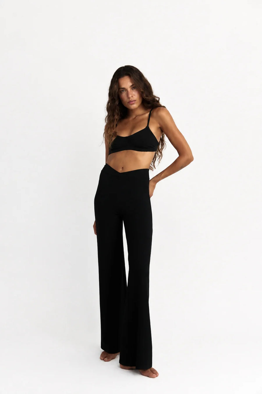 Pinky & Kamal II WRAP BAND YIN Flare - black