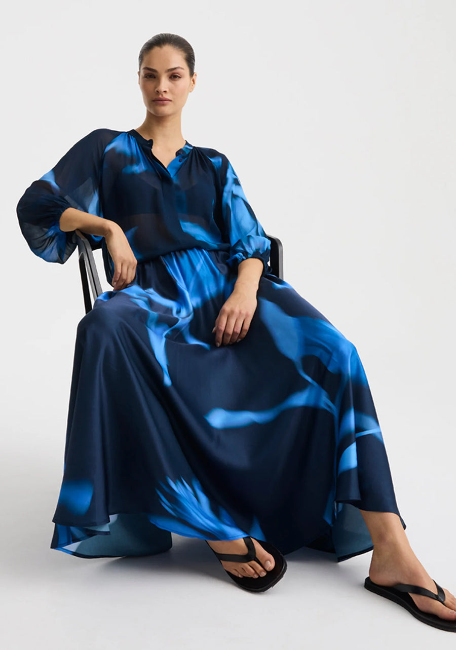 Morrison II XANDER Skirt - blue print