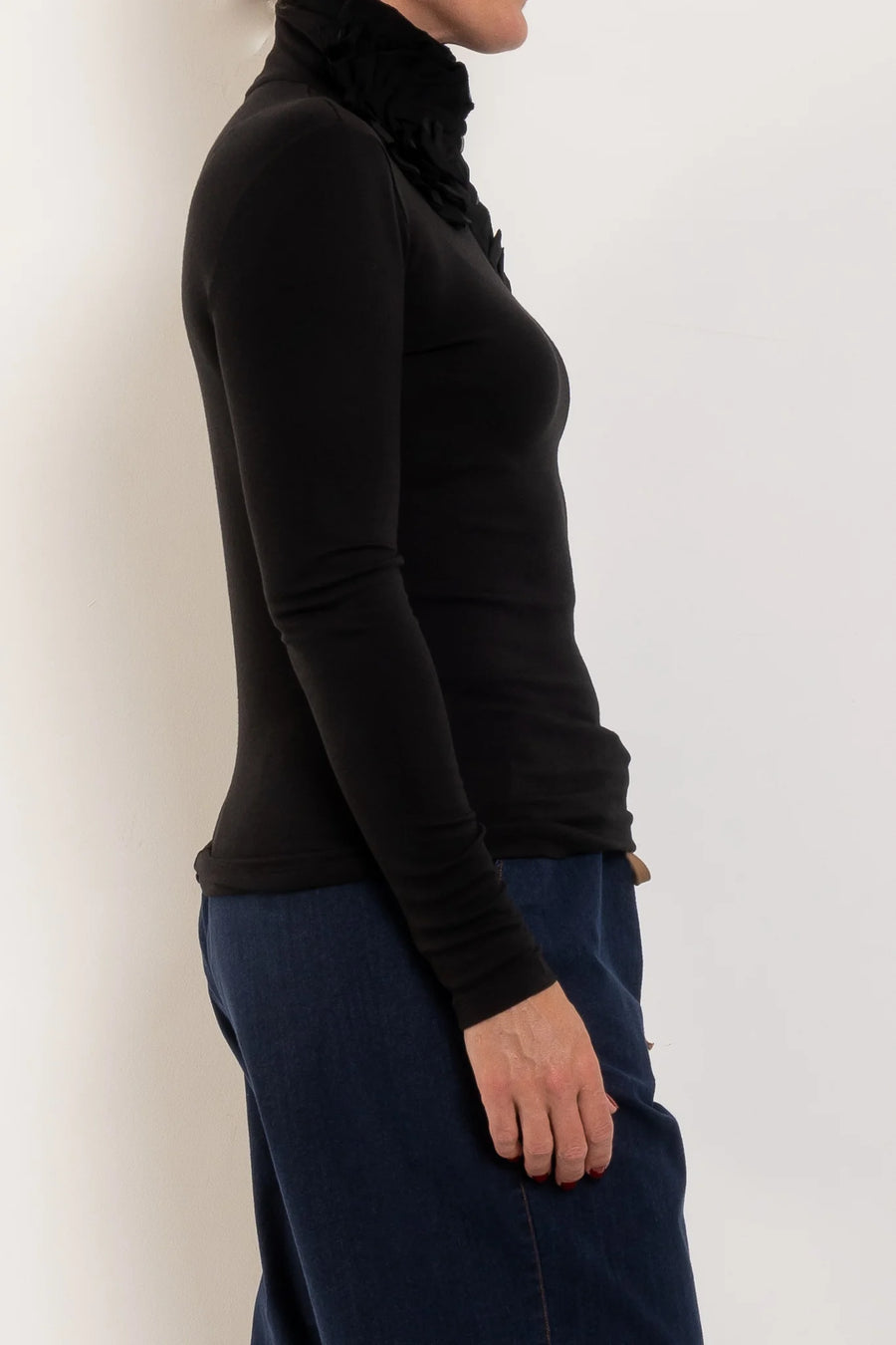 M A DAINTY II LIZZY TOP - Black