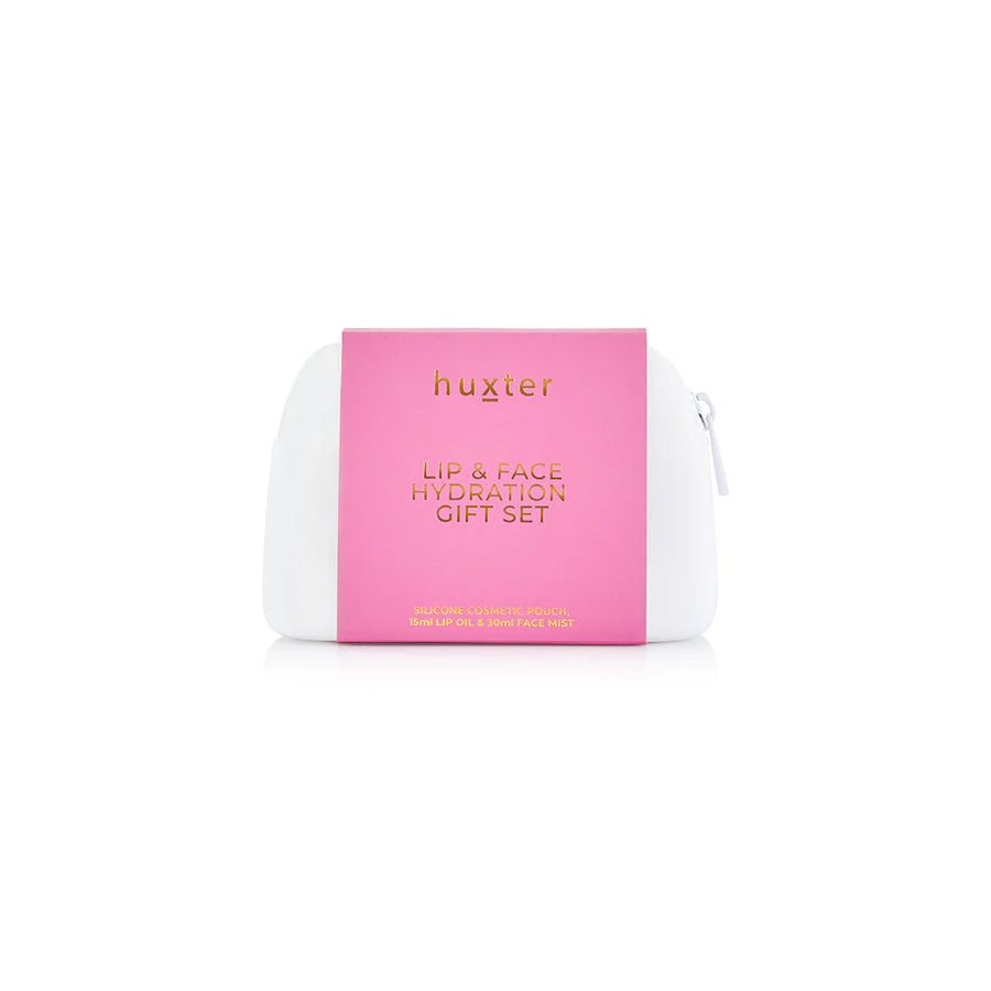 Huxter II Lip & Face Hydration Gift Set - Includes 15ml Tinted Lip Oil & 30ml Face Mist