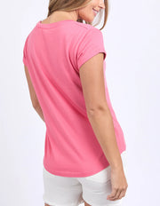 Foxwood II MANLY Tee - Hot pink