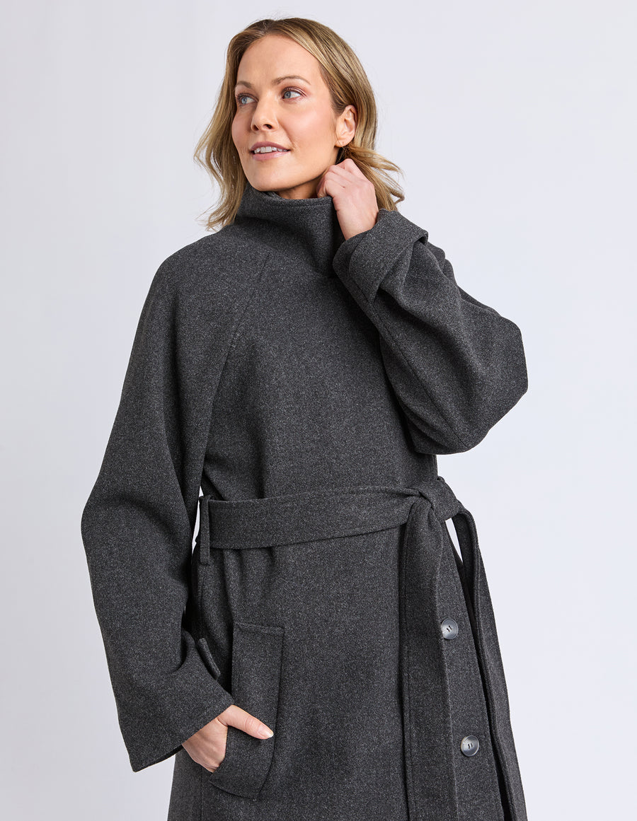 Elm Lifestyle II CAROLINE Coat - charcoal grey