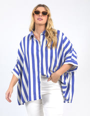 Elm Lifestyle II PALERMO Stripe Dress - Blue Marshmallow