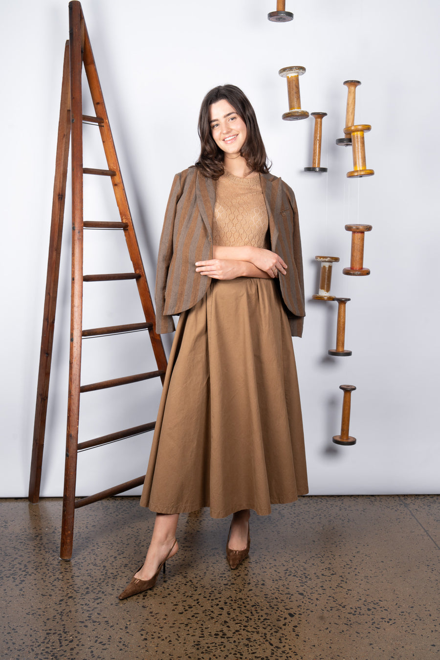 M.A Dainty II BUMPER Skirt - tan