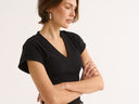 Kelly V Tee - Black