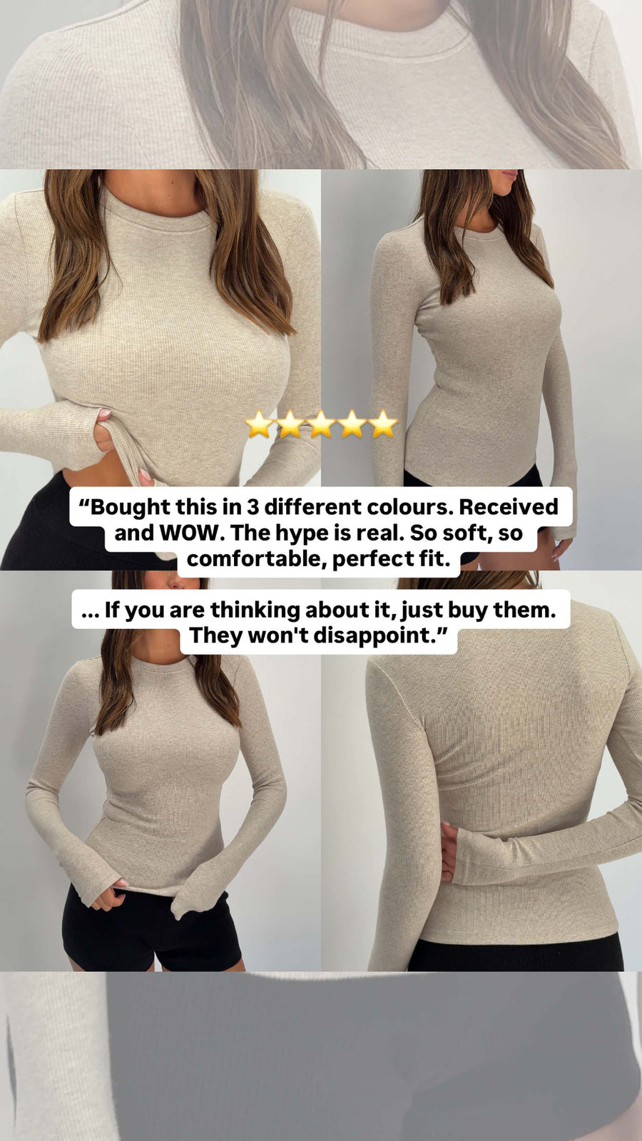 Primi II CARINA Classic L/S - oatmeal marle