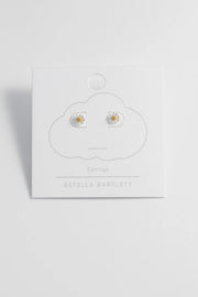 Estella Bartlett II Mini Wildflower Earrings - Silver plated