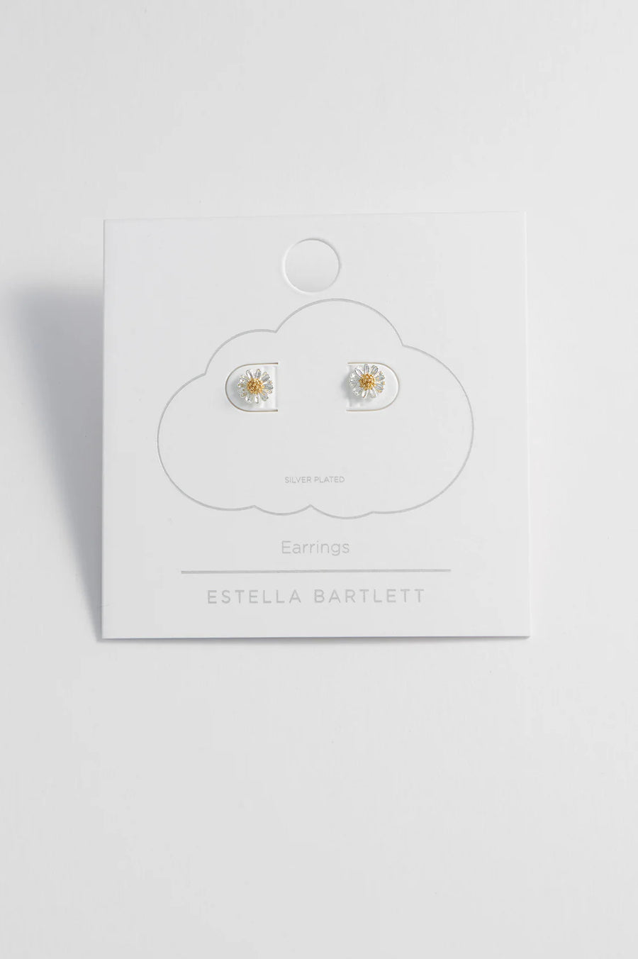 Estella Bartlett II Mini Wildflower Earrings - Silver plated