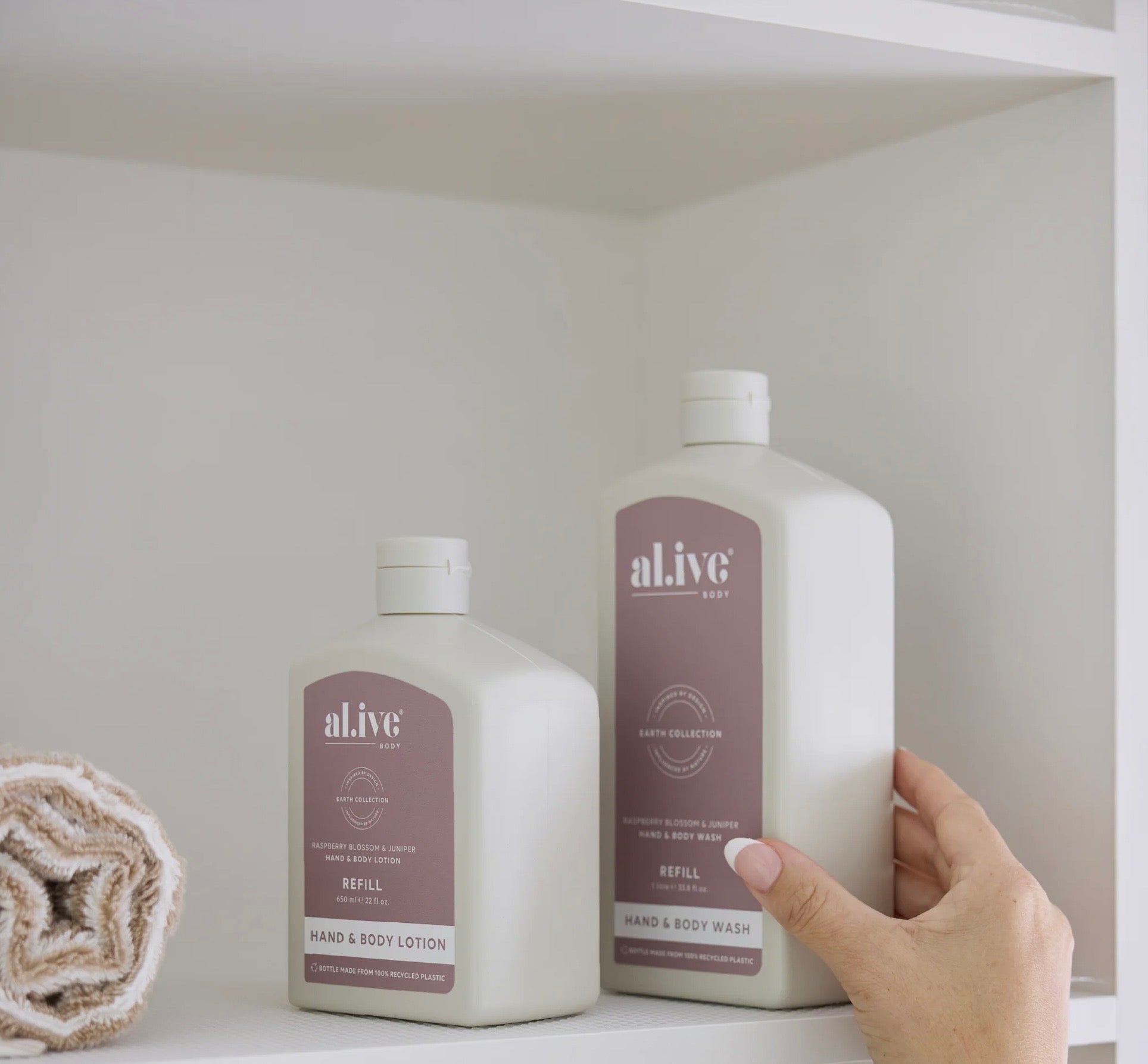 Al.ive II 1lt REFILL Wash - Raspberry Blossom & Juniper