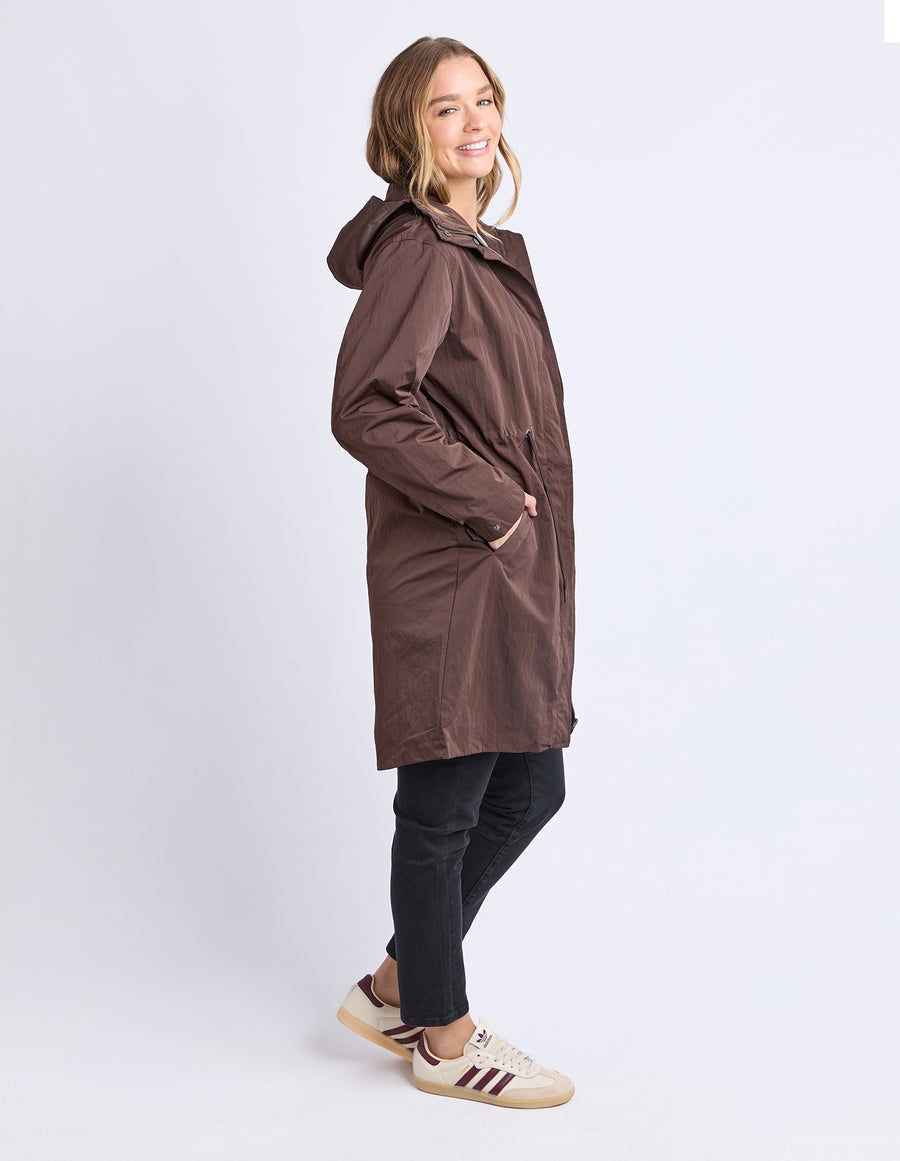 Foxwood II KINGSTON SPRAY JACKET - Coffee