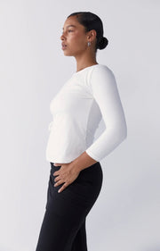 PINKY & KAMAL II HIRA Wrap Top - white