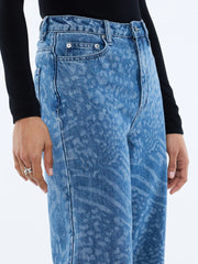 ENA Pelly II LISA Denim Jean - Animal Blue
