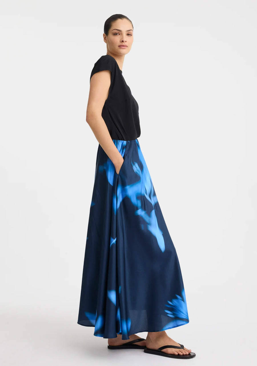 Morrison II XANDER Skirt - blue print