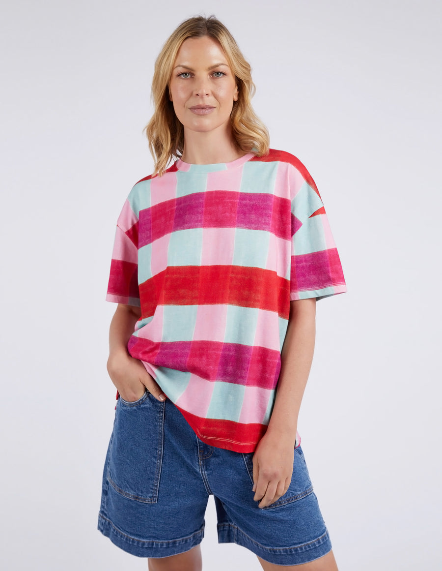 Elm Lifestyle II MONOCO Check Tee - Multicoloured