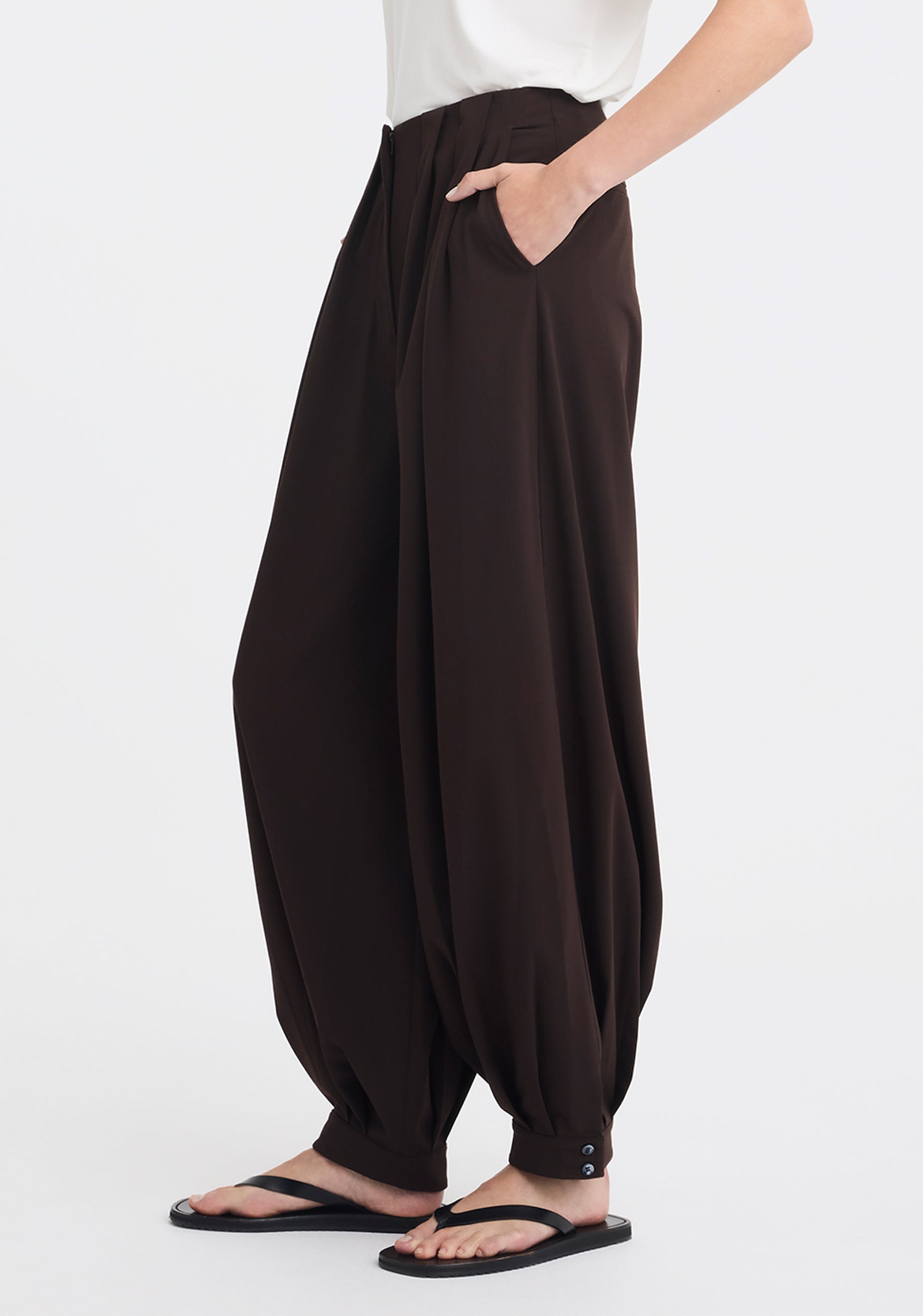 Morrison II MIGUEL Balloon Pant - espresso