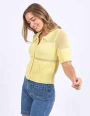 Foxwood II TREVI Knit Top - Lemon