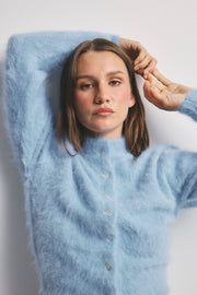 World Of Nomads II BELLA Cashmere Cardigan - Sky