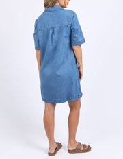 FOXWOOD II MONTE Shirt Dress - Mid Blue