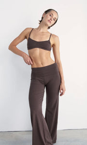 PINKY & KAMAL II YIN full length Flare - dark brown