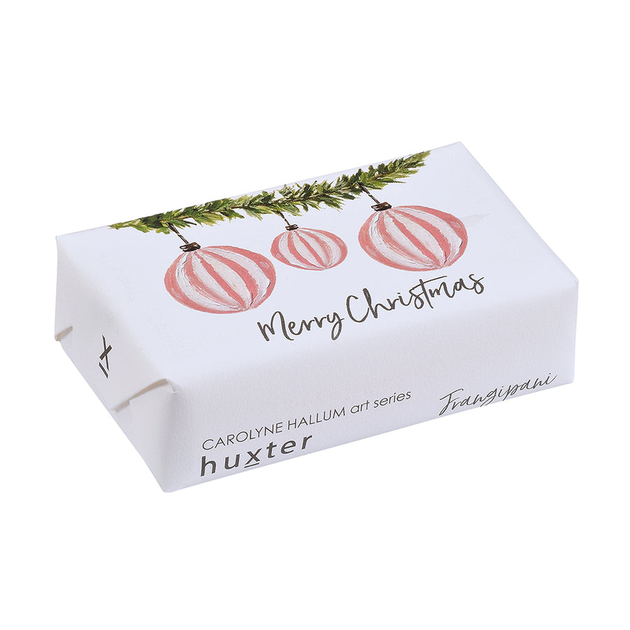 Huxter II PINK ORNAMENT Xmas Soap - by Caroline Hallum - frangipani