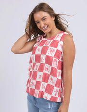 FOXWOOD II BIARITTZ Top - Crimson