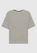 Archie Stripe Tee - Blk/Cream