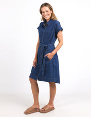 Elm Lifestyle II EVERLEIGH Denim Dress - dark blue wash