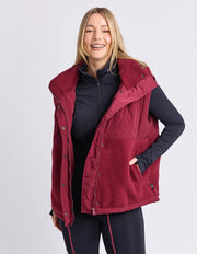 Elm Lifestyle II FREEDOM Quilted Vest - plum