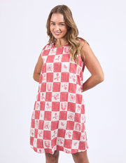 FOXWOOD II BIARITTZ DRESS - Crimson Print