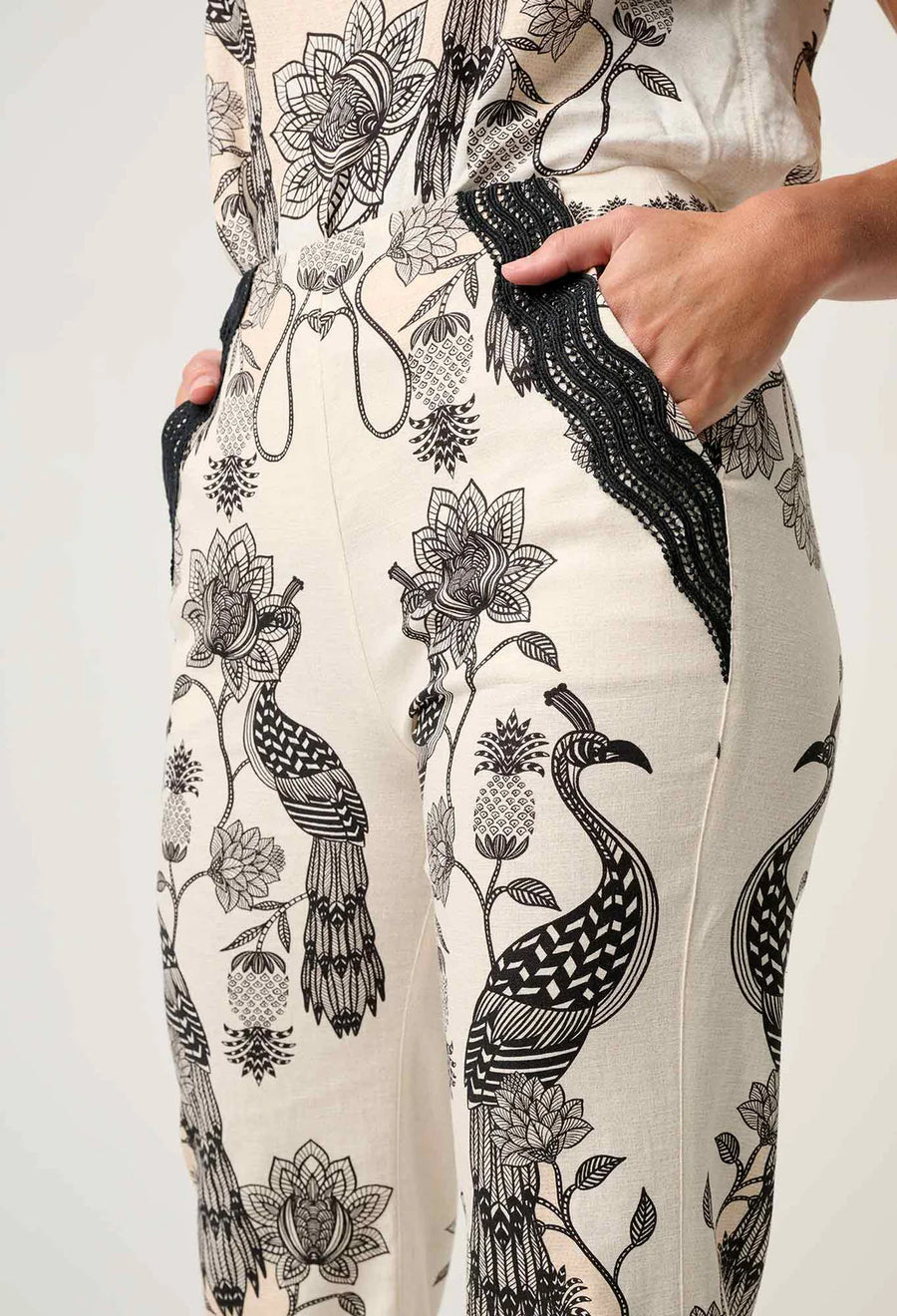 OnceWas II LEANDRO Placement Print Pant