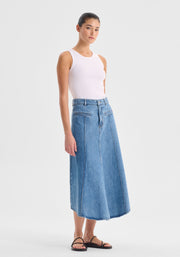 Morrison II JACQUE Denim Skirt - Light blue