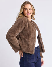 Foxwood II SOFIA FUR Jacket - mocha