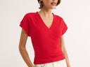 Kelly V Tee - Red