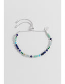 Blue Mixed Mini Bead Bracelet