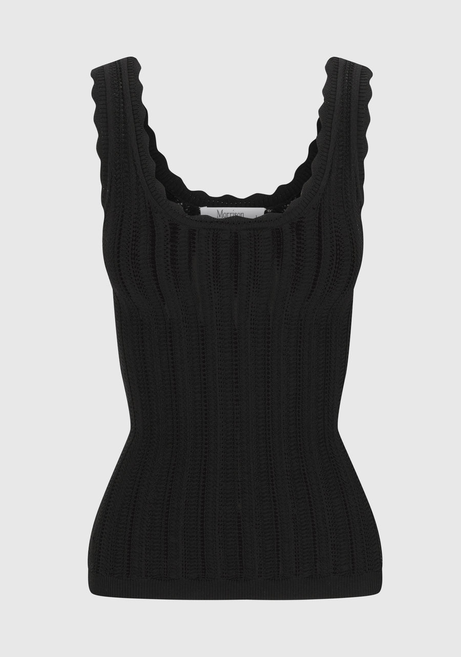 Morrison II ODETTE KNIT TANK - BLACK