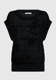 Morrison II ELIRA KNIT VEST - Black