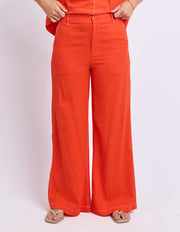 Foxwood II VENTO Pant - grenadine (orange/red)