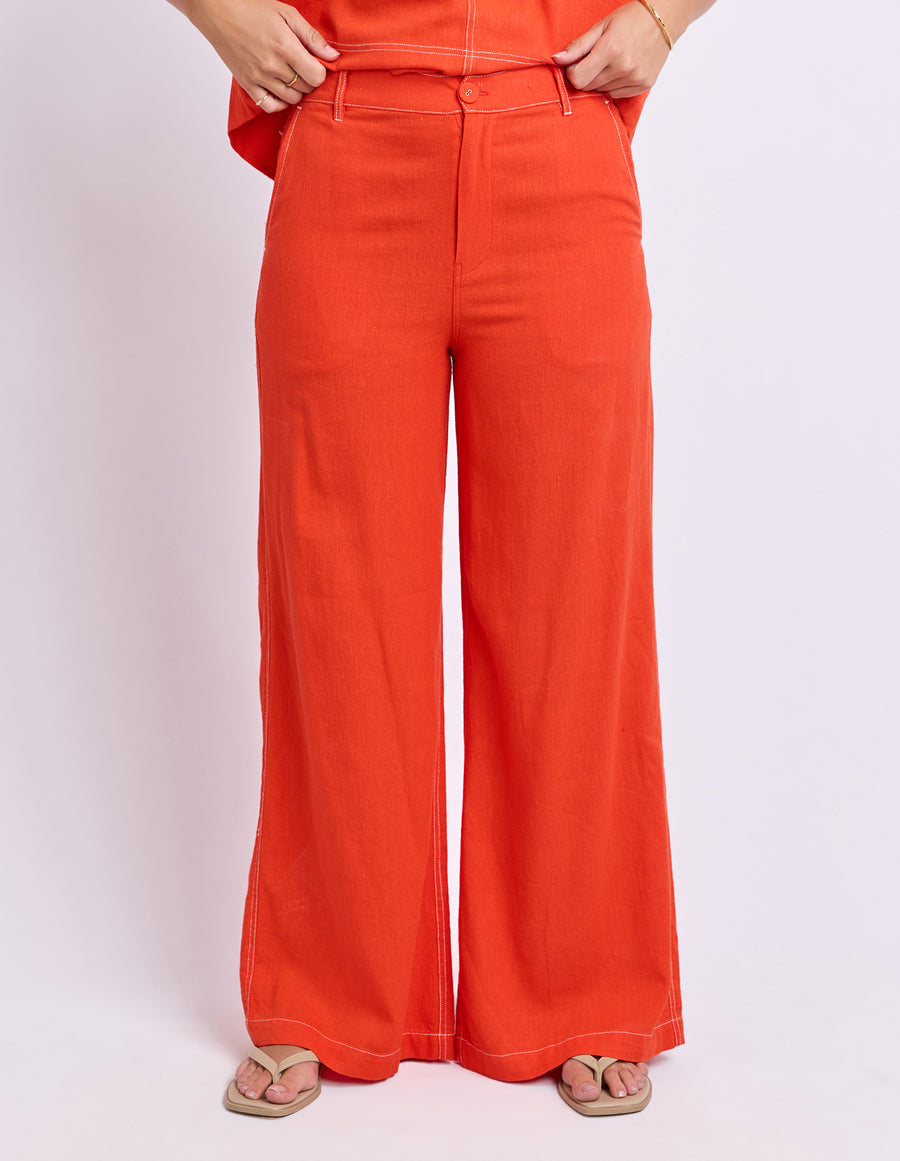Foxwood II VENTO Pant - grenadine (orange/red)