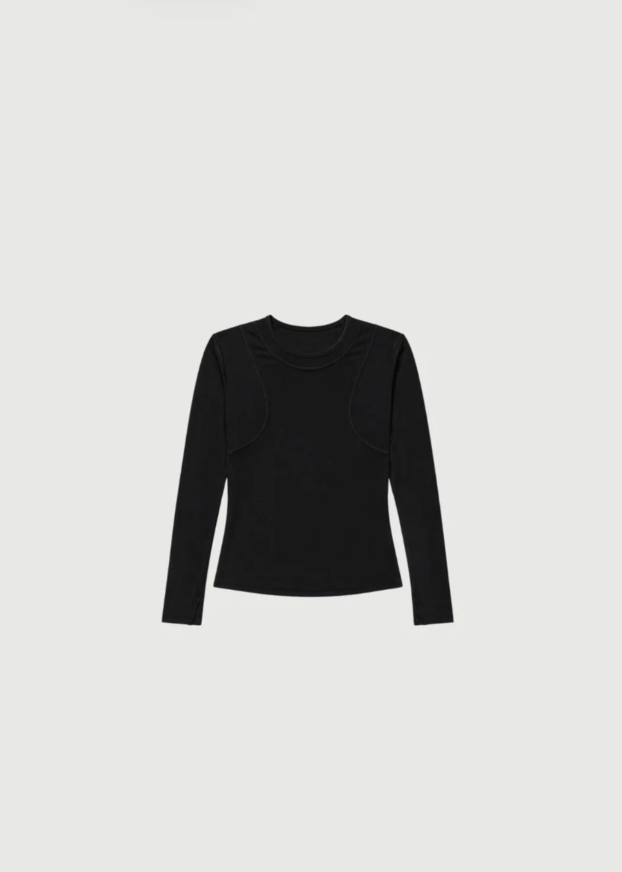 Pinky & Kamal II MOTION L/S Top - black