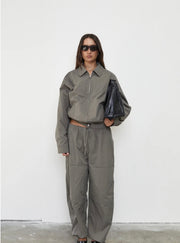 Pinky&Kamal II UTILITY Barrel Pant - ash
