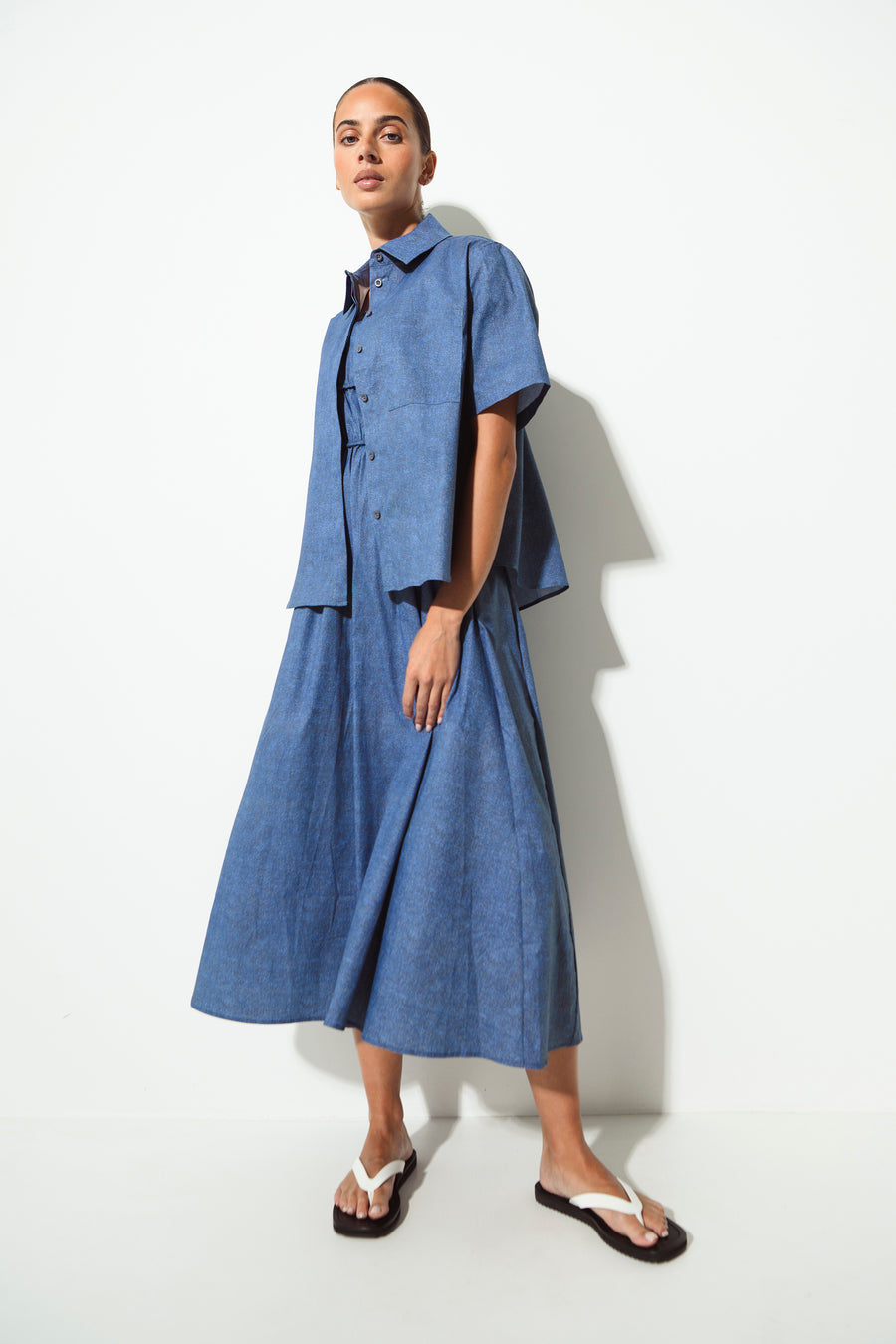 Lounge The Label II SHIRT VAHINE - Denim