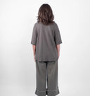 Peony Linen/Cotton Tee - Kelp (Olive)